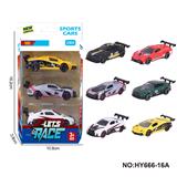 OBL10352572 - 6款1:64合金车3只装