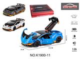 OBL10356901 - 1：24 4开门兰博基尼STO声光回力合金车模