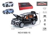 OBL10356906 - 1:24雷克萨斯lx570声光音乐六开门回力合金车模