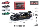 OBL10356908 - 1比24宝马M8拉花版声光音乐六开门回力合金车模
