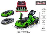 OBL10356942 - 1：32兰博基尼770拉花版合金声光回力3开门