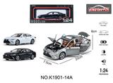 OBL10356963 - 1:24雷克萨斯es300声光音乐六开门回力合金车模