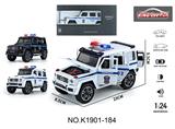 OBL10356976 - 1：24 奔驰大G 6开门声光回力合金车（俄文警车电商盒）