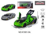 OBL10357033 - 1：32兰博基尼770拉花版开窗盒合金声光回力3开门