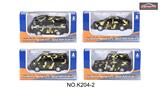 OBL10357059 - 1:64俄文回力合金车迷彩绿4款混装