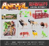 OBL10357651 - 动物+单开围栏门组合