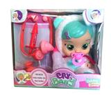 OBL10357756 - 护士熊第6代14寸搪胶哭泣娃娃带毛绒加暖带四声音乐带流眼泪功能，带吸水奶瓶，带奶嘴  4个功能带听诊器。针筒。温度计