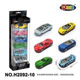 OBL10358135 - 合金车1:64滑行仿真车（6只装）