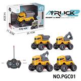 OBL10358285 - 四通带灯光可活动配件工程车
（27Mhz不包电）
