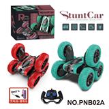 OBL10358298 - 
灯光音乐双面六轮扭臂特技车
（2.4G包电）