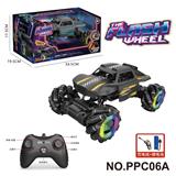 OBL10358317 - 1:18 灯光空心侧行攀爬车（2.4G包电）