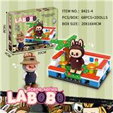 OBL10359124 - 拉布布拼装积木套-配2只公仔