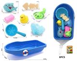 OBL10359345 - 洗澡捕鱼玩具(8件套庄)