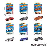 OBL10359435 - 6款1:64风火轮合金肌肉车，赛车片装