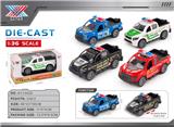 OBL10359791 - 1:40 合金车  皮卡警车  回力（1只装）
