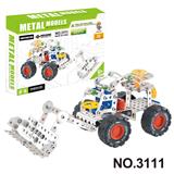 OBL10360707 - 跨境DIY益智科教金属积木拼装-工程车198PCS