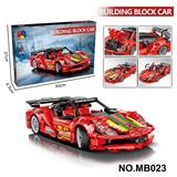 OBL10360821 - DIY拼装积木车 新品科技件回力车