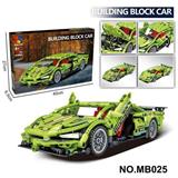 OBL10360901 - DIY拼装积木车 新款科技件回力车