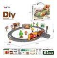 OBL10363692 - DIY拼装电动轨道车/62PCS
