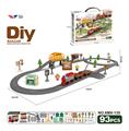 OBL10363694 - DIY拼装电动轨道车/93PCS
