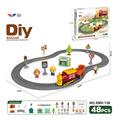 OBL10363695 - DIY拼装电动轨道车/48PCS
