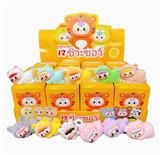 OBL10364415 - 展示盒12只庄植绒摆件
十二生肖
混色混款