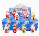 OBL10364430 - 展示盒12只庄植绒摆件
可乐拉布布二代
混色混款蓝包装