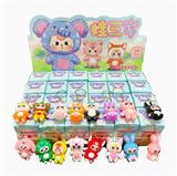 OBL10364472 - 展示盒24只庄软胶钥匙扣挂件
蓝色娃三岁
混色混款