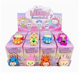 OBL10364495 - 展示盒12只庄软胶钥匙扣挂件   
雨衣拉布布
混色混款