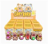 OBL10364502 - 展示盒12只庄软胶手机绳挂件   大号卡皮巴拉
混色混款