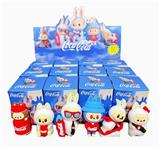 OBL10364506 - 展示盒12只庄软胶手机绳挂件   大号可乐拉布布二代
混色混款蓝包装