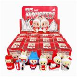 OBL10364507 - 展示盒12只庄软胶手机绳挂件   大号滑板可乐拉布布
混色混款