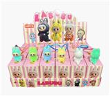 OBL10364518 - 展示盒24只庄软胶植绒手机绳挂件        大首领拉布布
混色混款