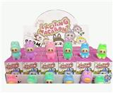 OBL10364524 - 展示盒24只庄软胶植绒手机绳挂件        拉布布二代
混色混款