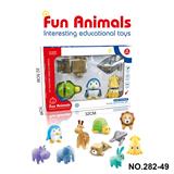 OBL10364772 - 益智卡通动物模型磁性拼接玩具