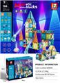 OBL10366062 - 彩窗城堡磁力片/灯光版（166PCS）