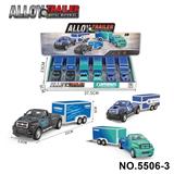 OBL10366429 - 1：64货柜合金拖车组合