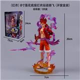 OBL10367175 - （红衣）8寸莲花底座红衣站姿路飞（开窗盒装）