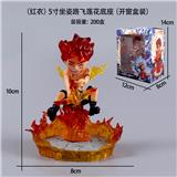 OBL10367178 - (红衣)5寸坐姿路飞莲花底座(开窗盒装)