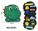 OBL10367624 - 蒙氏儿童早教益智学习书--单页绿色恐龙