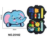 OBL10367625 - 蒙氏儿童早教益智学习书--单页蓝色大象