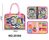 OBL10367629 - 蒙氏儿童早教益智粉色拉布布单页忙碌板