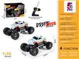 OBL10368040 - 跨境电商密盒枪型1:16两款皮卡混装 攀爬车（不包电）