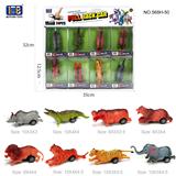 OBL10368552 - PVC回力动物车8款混装(24PCS)