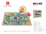OBL10369919 - 趣味小城镇惯性车（6款小车＋收纳袋地图）