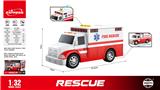 OBL10370514 - 1：32 惯性声光美版救护车
（声音、灯光）