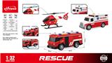 OBL10370515 - 1：32 消防玩具套装
（灯光，声音）
