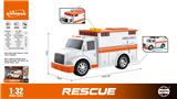 OBL10370517 - 1：32 惯性声光德版救护车
（声音、灯光）