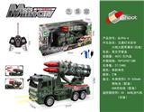 OBL10372079 - 五通灯光音乐六炮火箭军事车(包电)