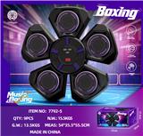 OBL10372407 - 蓝牙音乐钻石款拳击机5键成品黑色+布手套